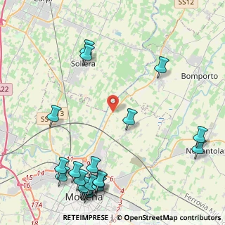 Mappa Strada Canaletto Nord, 41122 Modena MO, Italia (6.075)