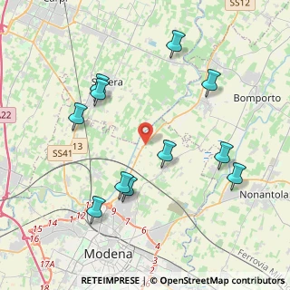 Mappa Strada Canaletto Nord, 41122 Modena MO, Italia (4.32636)