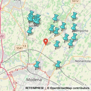 Mappa Strada Canaletto Nord, 41122 Modena MO, Italia (4.478)