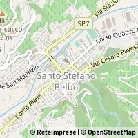Mapa Santo Stefano Belbo