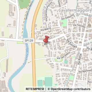 Mappa Via Guglielmo Marconi,  8, 12030 Cavallermaggiore, Cuneo (Piemonte)