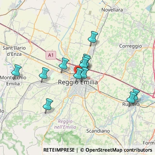 Mappa 42100 Reggio nell'Emilia RE, Italia (6.64833)