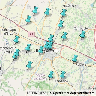 Mappa 42100 Reggio nell'Emilia RE, Italia (8.747)