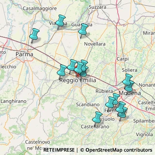 Mappa 42100 Reggio nell'Emilia RE, Italia (16.31333)