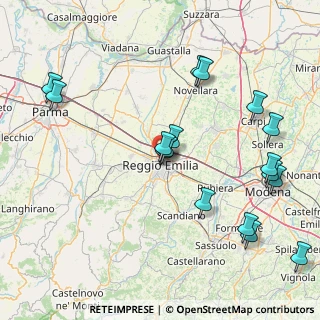 Mappa 42100 Reggio nell'Emilia RE, Italia (18.74294)