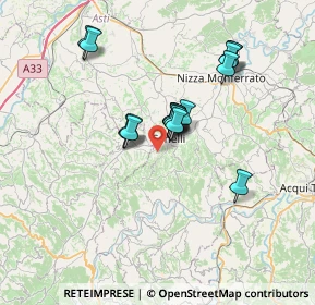 Mappa Via Regione Castagnole, 14053 Canelli AT, Italia (5.61353)