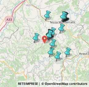 Mappa Via Regione Castagnole, 14053 Canelli AT, Italia (6.2345)