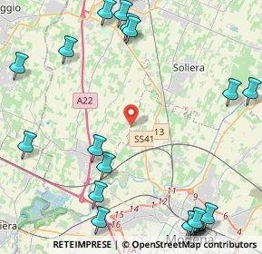 Mappa Strada Viazza di Ganaceto, 41011 Modena MO, Italia (6.3485)