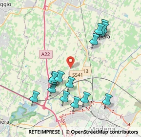 Mappa Strada Viazza di Ganaceto, 41011 Modena MO, Italia (4.18067)