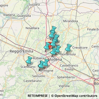 Mappa Strada Viazza di Ganaceto, 41011 Modena MO, Italia (9.33615)