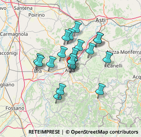 Mappa 12050 Alba CN, Italia (10.43158)