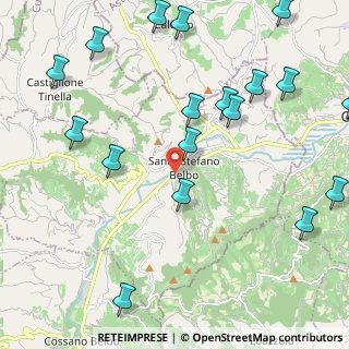 Mappa Via Trento, 12058 Santo Stefano Belbo CN, Italia (2.975)