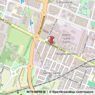 Mappa Via Fratelli Cervi, 38, 42124 Reggio nell'Emilia, Reggio nell'Emilia (Emilia Romagna)