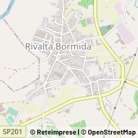 Map Rivalta Bormida