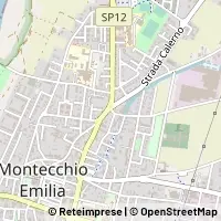 Kartta Montecchio Emilia