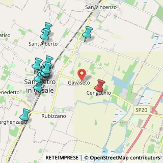 Mappa Via G. Gamberini, 40018 San Pietro in Casale BO, Italia (2.37077)