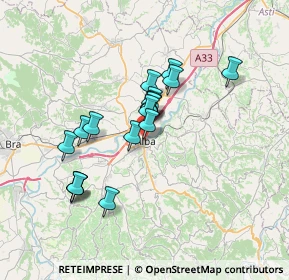 Mappa Via Camillo Benso Conte di Cavour, 12051 Alba CN, Italia (5.65)