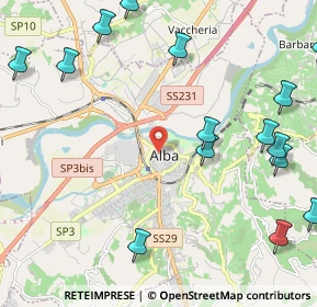Mappa Via Camillo Benso Conte di Cavour, 12051 Alba CN, Italia (3.075)