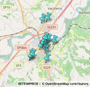 Mappa Via Camillo Benso Conte di Cavour, 12051 Alba CN, Italia (1.06857)