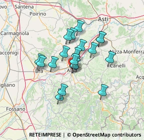 Mappa Via Camillo Benso Conte di Cavour, 12051 Alba CN, Italia (10.49895)