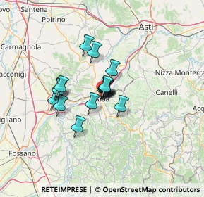 Mappa Via Camillo Benso Conte di Cavour, 12051 Alba CN, Italia (7.97471)