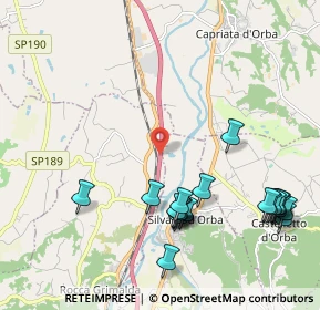 Mappa E25, 15078 Silvano D'orba AL, Italia (2.462)