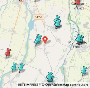 Mappa SP Traversetolo, 43022 Basilicanova PR, Italia (5.893)