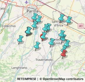 Mappa SP Traversetolo, 43022 Basilicanova PR, Italia (6.45579)
