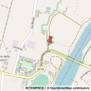 Mappa Via Montecchio, 10, 43022 Montechiarugolo, Parma (Emilia Romagna)