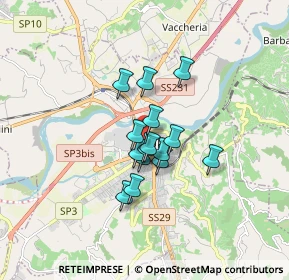 Mappa Alba Urbano - Autostazione ATI, 12051 Alba CN, Italia (1.09067)