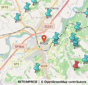 Mappa Via Alessandro Manzoni, 12051 Alba CN, Italia (2.93867)