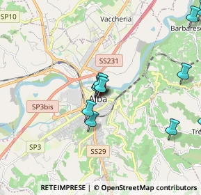 Mappa Piazza Rossetti, 12051 Alba CN, Italia (1.9275)