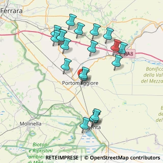 Mappa Via Modena, 44015 Portomaggiore FE, Italia (8.0535)