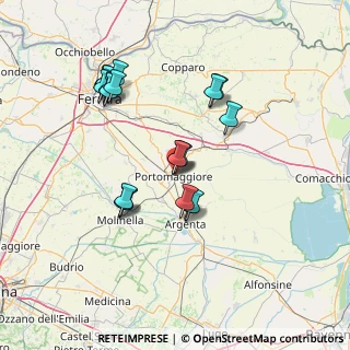 Mappa Via Modena, 44015 Portomaggiore FE, Italia (13.7515)