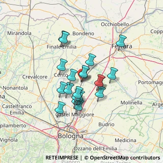 Mappa Via Guglielmo Marconi, 40018 San Pietro In Casale BO, Italia (10.5965)