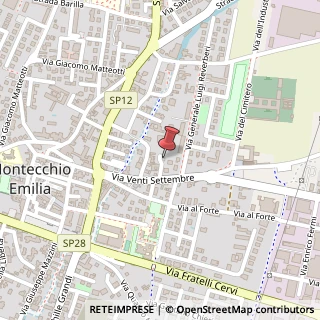 Mappa Via Paterlini, 2, 42027 Montecchio Emilia, Reggio nell'Emilia (Emilia Romagna)