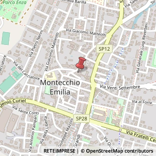 Mappa Piazza Cavour, 27, 42027 Montecchio Emilia, Reggio nell'Emilia (Emilia Romagna)