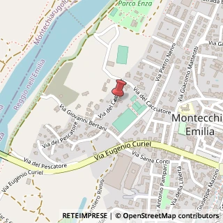 Mappa Via del Cacciatore, 10, 42027 Montecchio Emilia, Reggio nell'Emilia (Emilia Romagna)