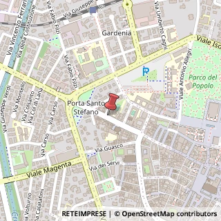 Mappa Via Emilia Santo Stefano, 33, 42121 Reggio nell'Emilia, Reggio nell'Emilia (Emilia Romagna)