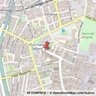 Mappa Via Emilia Santo Stefano, 35, 42121 Reggio nell'Emilia, Reggio nell'Emilia (Emilia Romagna)