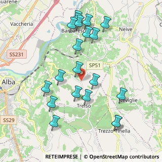 Mappa Via Vincenzo Giacosa, 12051 Treiso CN, Italia (2.186)