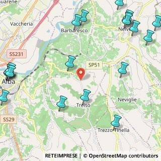 Mappa Via Vincenzo Giacosa, 12051 Treiso CN, Italia (3.375)