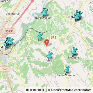 Mappa Via Vincenzo Giacosa, 12051 Treiso CN, Italia (3.208)