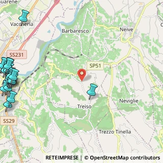 Mappa Via Vincenzo Giacosa, 12051 Treiso CN, Italia (3.92)