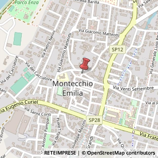 Mappa Piazza Cavour, 37, 42027 Montecchio Emilia, Reggio nell'Emilia (Emilia Romagna)
