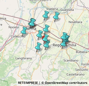Mappa Via Caduti dell'Arma, 42017 Montecchio Emilia RE, Italia (11.40267)