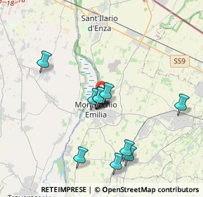 Mappa Via Caduti dell'Arma, 42017 Montecchio Emilia RE, Italia (3.285)