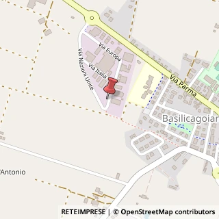 Mappa Via Europa, 18, 43022 Montechiarugolo, Parma (Emilia Romagna)