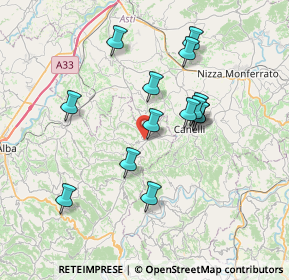 Mappa 12058 Santo Stefano Belbo CN, Italia (6.60143)