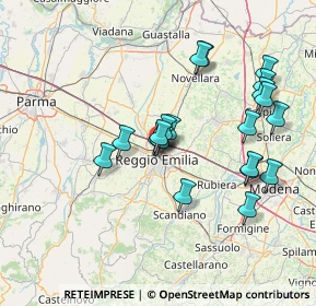 Mappa Via Paolo Borsellino, 42124 Reggio nell'Emilia RE, Italia (14.1745)